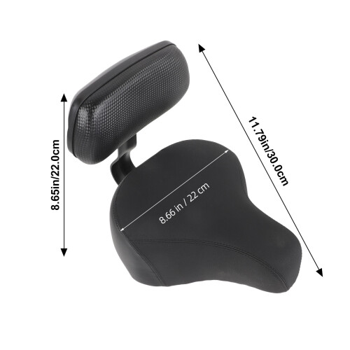 Creative Bike Rear Cushion Easy Install Iron PU Shockproof 1