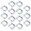 50Pièces Boucles Petites Métalliques Argent Pour Sangles 7