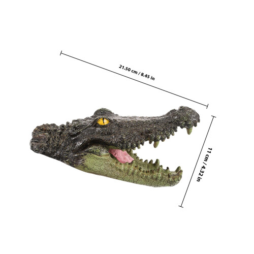 Accessoire Résine Tête Crocodile Décor 1