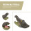 Accessoire Résine Tête Crocodile Décor 4
