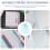 10Pièces Clips De ABS Pour Documents A4 Usage 4