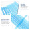 10Pièces Clips De ABS Pour Documents A4 Usage 5