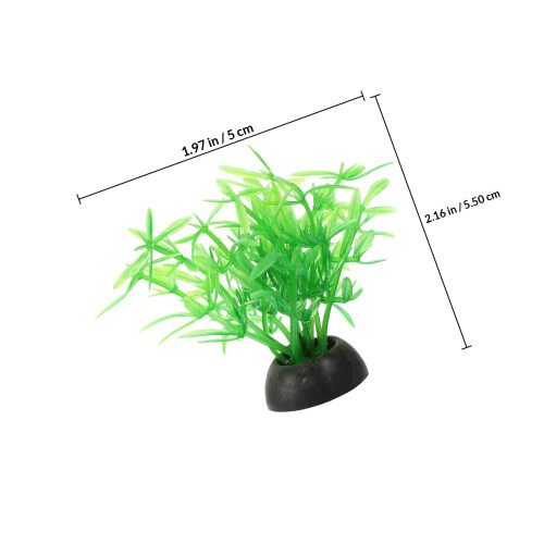 20Pièces Décorations Aquarium Plantes Vertes Entretien 1