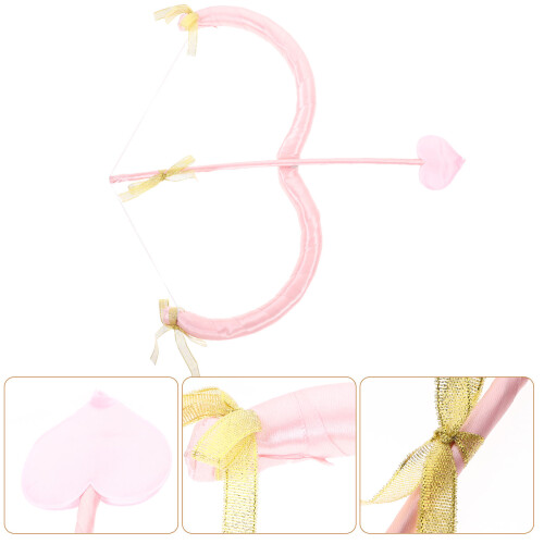 1Ensemble Kit Arc Et Cupidon Rose En Mousse Pour Fête 2