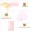 1Ensemble Kit Arc Et Cupidon Rose En Mousse Pour Fête 5