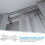 2Pièces Accessoires Rideau Aluminium Argenté Pour Rail Plafond 4