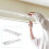 2Pièces Accessoires Rideau Aluminium Argenté Pour Rail Plafond 7