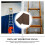 Rainproof Folding Ladder Cover Coffee 420D Oxford Fabric Protector 5