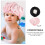2pcs Kids Elastic Adjustable Double-Deck Sleep Caps For Children 6
