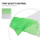 Éventail En Soie Vert Bambou Élegant Pliable Pour Danseuse 4