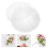 4Pièces Colliers Bouquet De En Dentelle Blanche Polyester 6