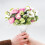 4Pièces Colliers Bouquet De En Dentelle Blanche Polyester 8