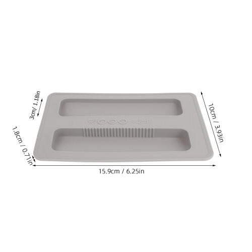 2Pièces Couvre- Grille-Pain 2 Tranches Silicone Réutilisable 1