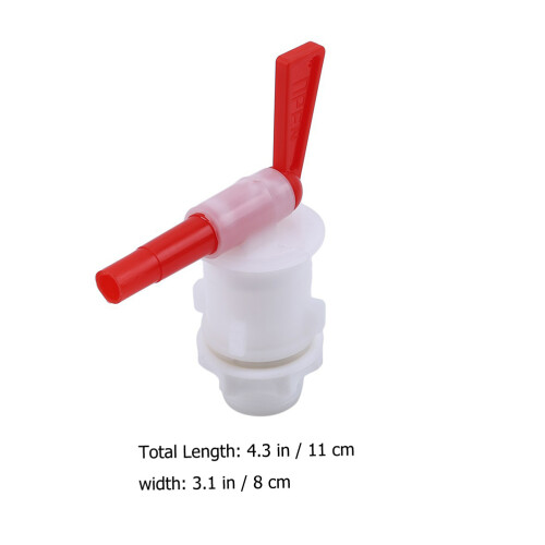 1Ensemble Robinet Rouge Haute Performance Pour Seau 1