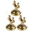 3Pièces Porte Table Métal U Forme Pièces De Décoration 7