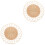 2Pièces Ensembles De Dessous De Verre Rustiques Beige En Matériau 3