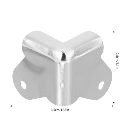 36Pièces Protections D'angles Argenté Pour Enceintes Durables 1