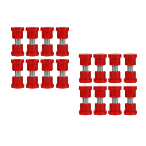 16Pcs Red Golf Cart Bushing Kit Durable Rubber Leaf Spring Replacement 2