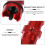 1set Cordless Rivet Nut Adapter Red Aluminum Alloy Hand Tool 6
