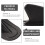 2Pièces Ailerons PVC Paddle Noir Guide Surfboard Durable 5