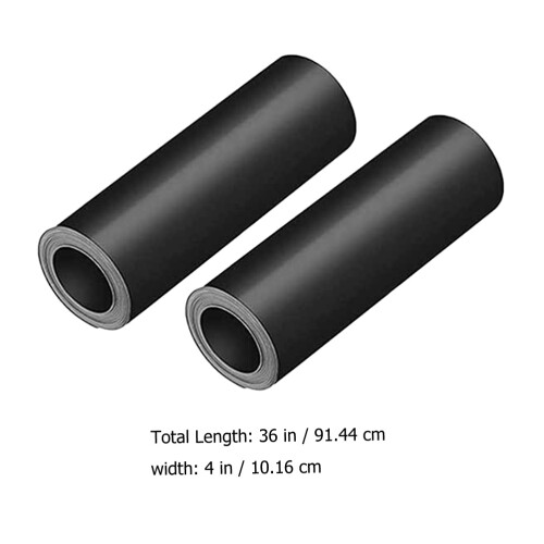 2Pcs Magnetic Fireplace Vent Stoppers Black Rubber Draft Covers Indoor 1
