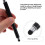 50Pièces Pointes Stylet Silicone Noires Pour Écran Tactile Capacitives 5
