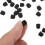 50Pièces Pointes Stylet Silicone Noires Pour Écran Tactile Capacitives 7