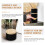 3Pièces Pots Noir Pour Fabrication Bougies 4