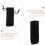 5Pcs Single Pen Pouch Black Velvet Drawstring Pen Holder Storage Bag 4