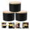 3Pièces Pots Noir Pour Fabrication Bougies 8