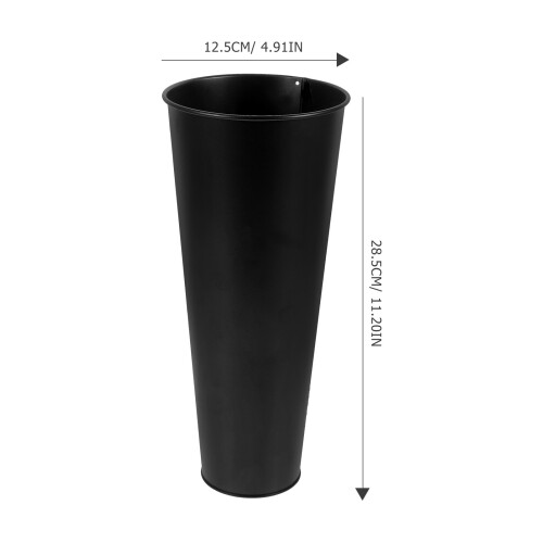Porte- Noir En Métal Robuste Pour Bureau Hall 1