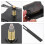 1Ensemble Kit Pièces Silencieux Noir Matériel DIY 5