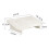 White Non-Slip Office Footstool Foot Support Under Desk 2