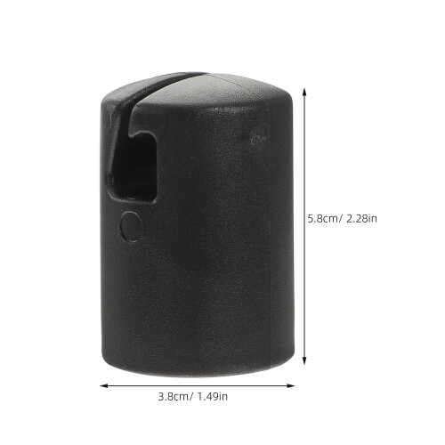 6Pièces Accessoires Trampoline ABS Protège-Poteaux Noir Durable 1