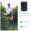 6Pièces Accessoires Trampoline ABS Protège-Poteaux Noir Durable 5