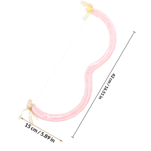 1Ensemble Arc Et Cupidon Rose En Mousse Pour Costume 1
