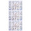Adhesive Reflective Number Decals Durable PVC for Outdoor Use 8