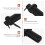 12Pcs Plastic Clothes Security Checkpoint Tags Black Anti-Theft Labels 4