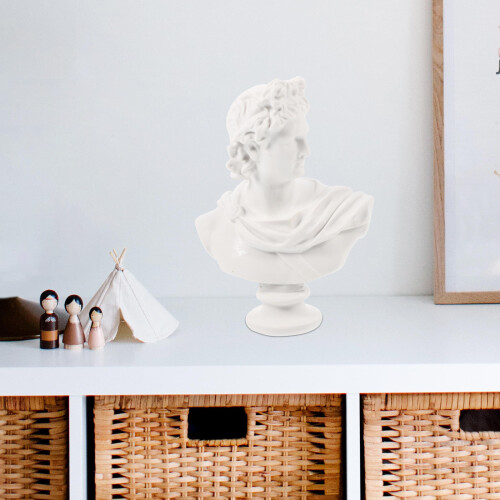 Small Statue White Bust Statue 1set 2