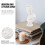 Small Statue White Bust Statue 1set 4