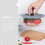 Stretchable Grey Silicone Bowl Pot Lids Microwave Food Covers 3