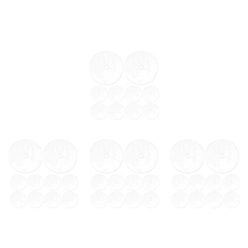 400Pcs Eva Foam Clear Earring Back Pads Secure Self-Adhesive Support 1