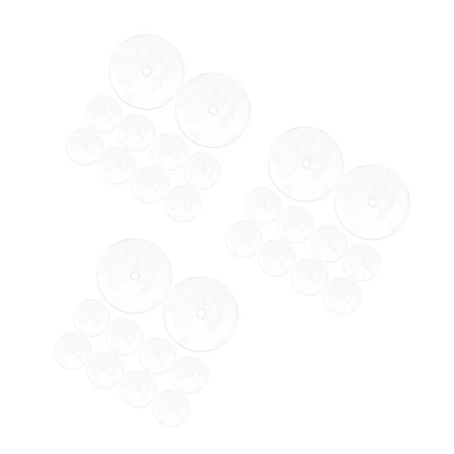 300Pcs Clear Eva Foam Earring Back Supports Comfortable Invisible Pads 1