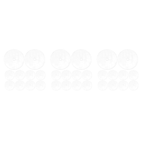 300Pcs Clear Eva Foam Earring Back Supports Comfortable Invisible Pads 2