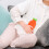 1Set Orange Cartoon Hot Water Bag Compact Comfortable Hand Warmer 3