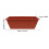 6Pièces Cache-Pot Plastique Épais Rouge Usage 2