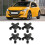 4pcs 98366785XK Black Wheel Hub Caps 5hole 21-23 1