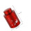 Red Multi-Function Stainless Steel Tea Canister Decorative Storage 2