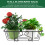 Porte-Pot Suspendu En Fer Noir Robuste Pour Jardin 5