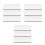 9Pcs White Wooden Name Badges DIY Clips Removable for Work 2